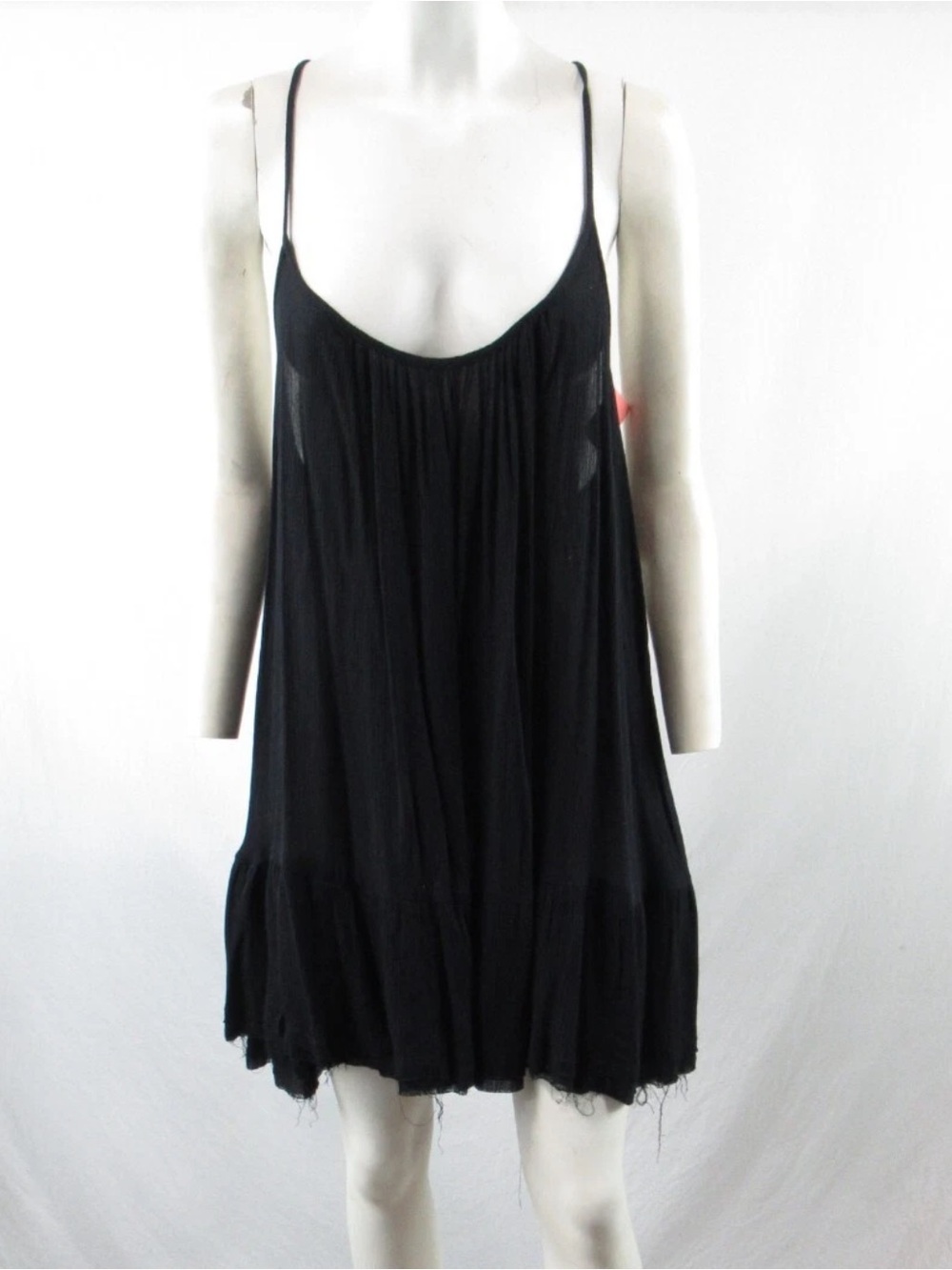Out from Under Women's Black Sleeveless Mini Tent Dress Size S